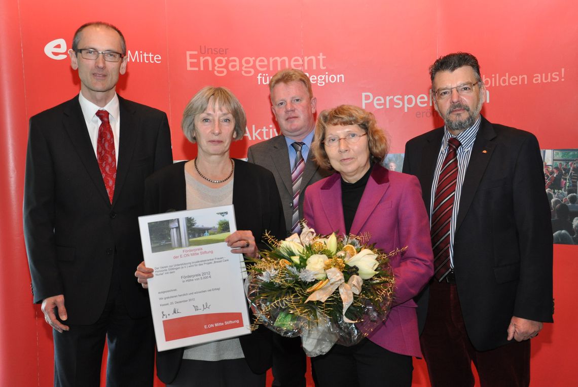 Überreichung des Förderpreises von der E.ON-Mitte-Stiftung an Horizonte Göttingen e.V.